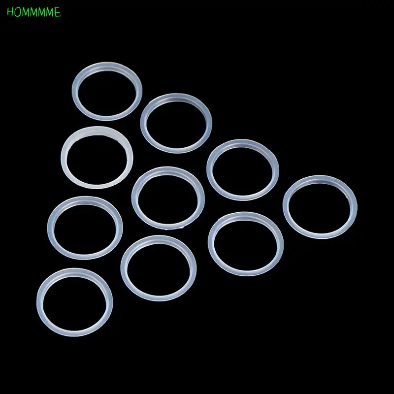 10Pcs Food Grade Soft Silicone O-rings Rubber Gaskets for Nespresso Stainless Steel Coffee Refillable Capsules Body Cup