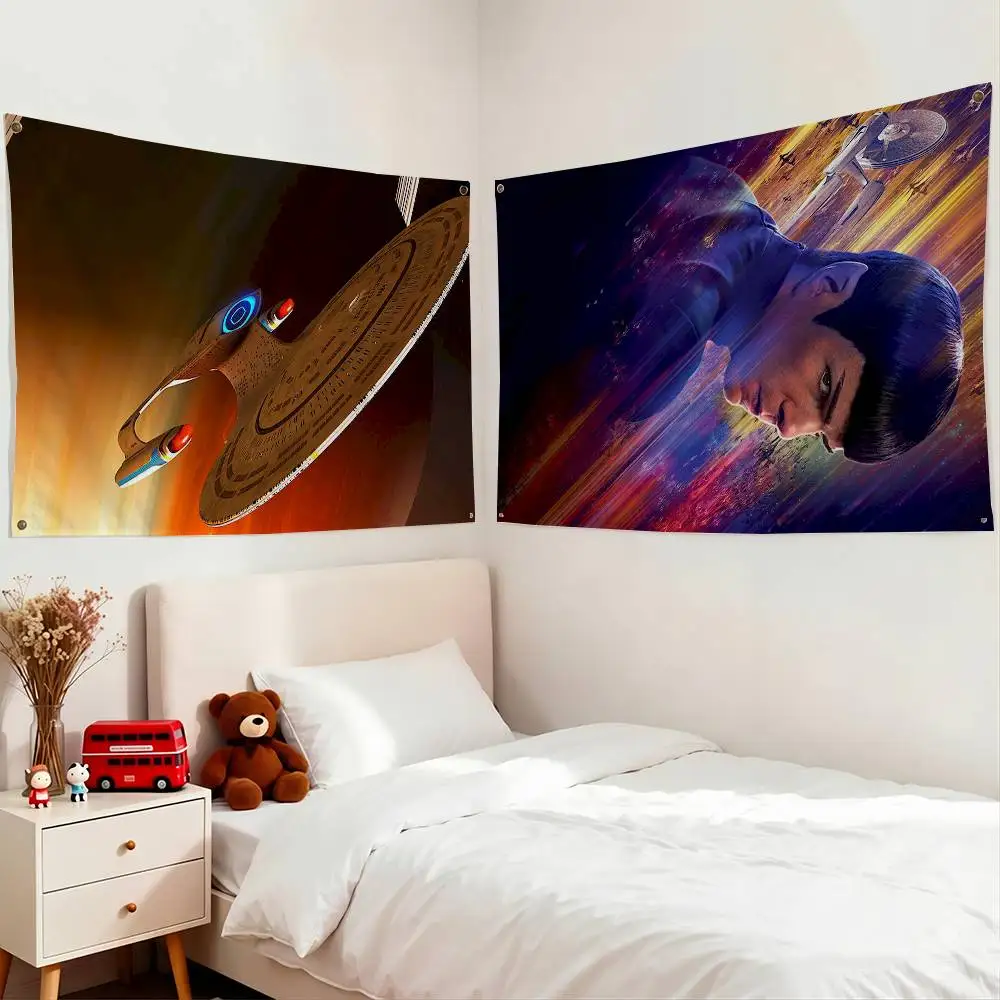 TV S-Star T-Trek Cool Flags for Bedrooms Home Decor Items Outdoor Decors Garage Decoration Flaga
