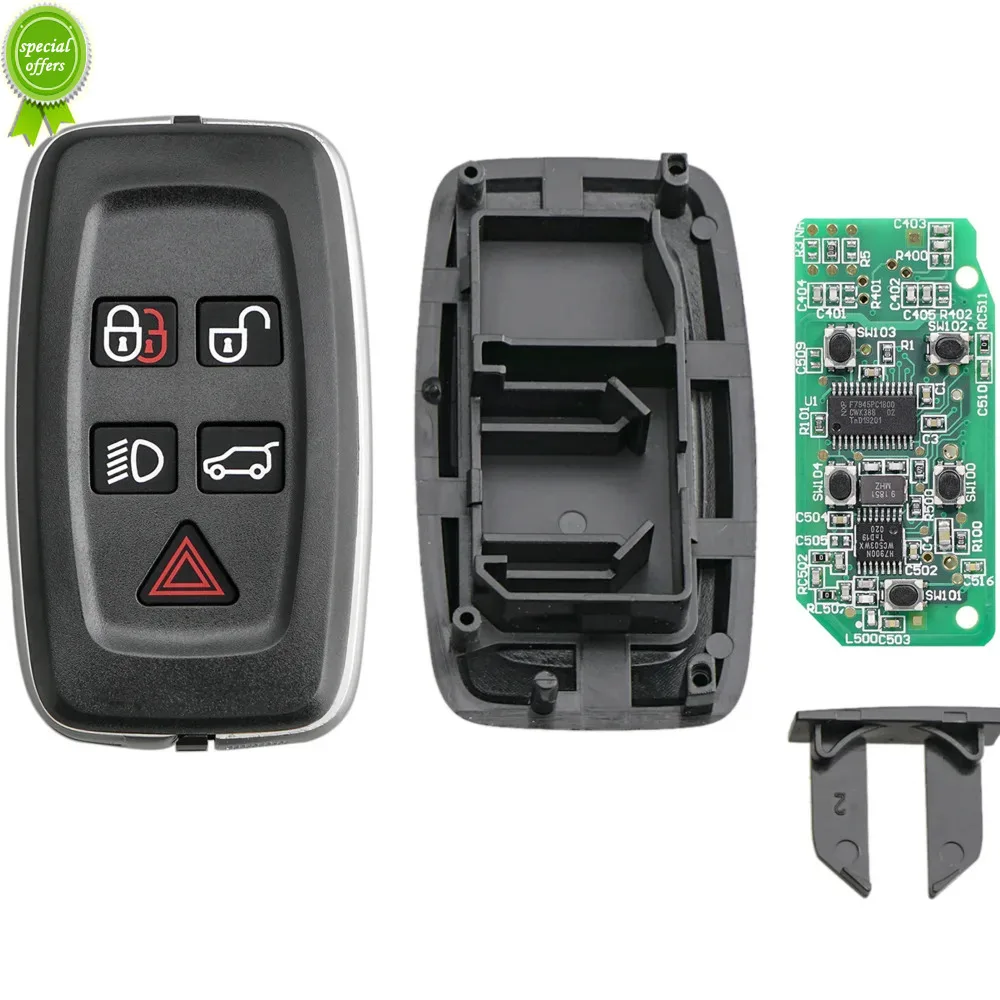 

New Replacement Car Shell Case With 5 Buttons ForLand Rover Discovery 4 Range Rover Remote Key Fob Case