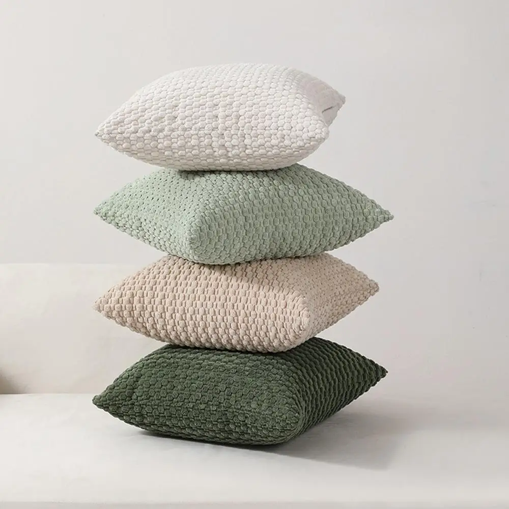 

Square Pillow Cases Home Decor Corduroy Pillowcase Home Textile Throw Pillow Cover 45x45cm Nordic Retro Decorative Pillowslip