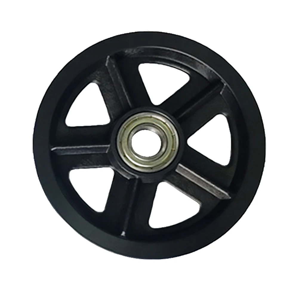 

Barn Door Roller Pulley Sliding Wheel Track Hanger Rail Thick Wear Resistant Hanging System Durable Smooth Moving Suitable Pre