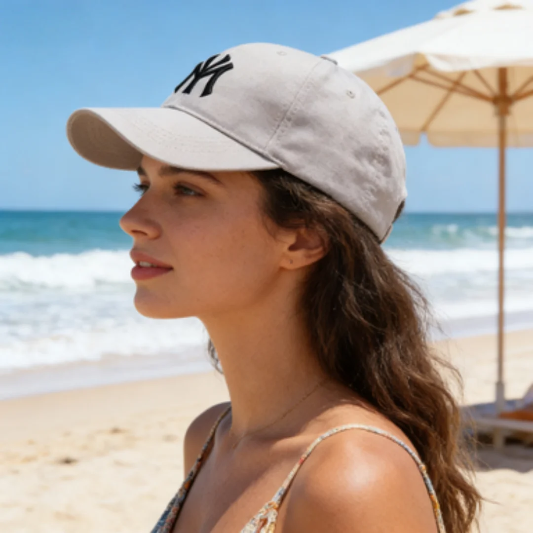 Unisex Baseballkappe mit NY-Buchstaben-Stickerei, Verstellbare Baumwoll-Dad-Mütze, Lässige Sonnenschutz-Schirmmütze für Männer und Frauen, Streetwear Sport – Detail 28