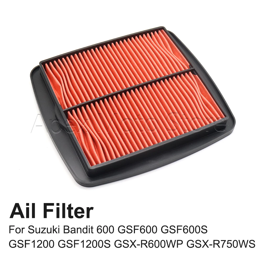 Elemento limpiador de filtro de aire para motocicleta Suzuki Bandit 600 GSF 600 1200 GSF600S GSF1200S GSXR 600 750 W WS WP 1992-2000