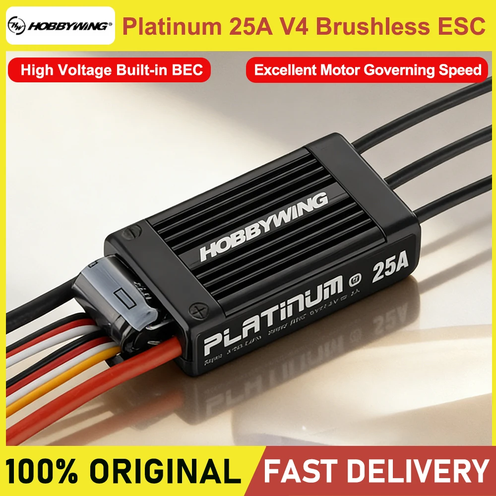 Drone Rc V4 - Hobbywing Platinum 25A V4 ESC sin