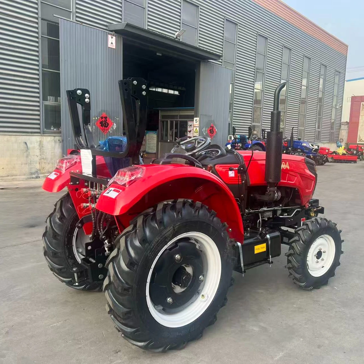 Customizable Mini Tractor 4 Wheel Spacious Silent Cab With Air Ride Seat and Climate Control for Agricultural Work
