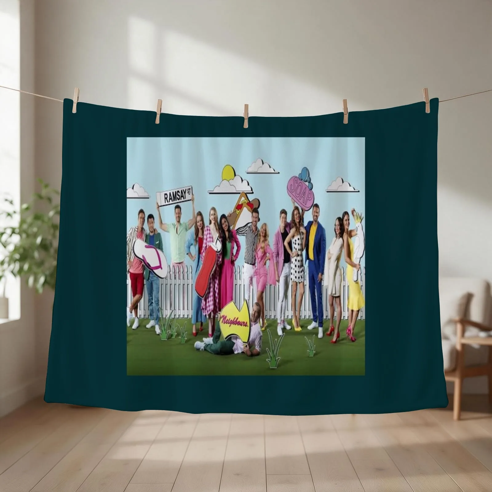 Neighbours Tv Ramsay Street Throw Blanket Blankets For Bed Blankets Sofas Of Decoration Loose Softest Blankets