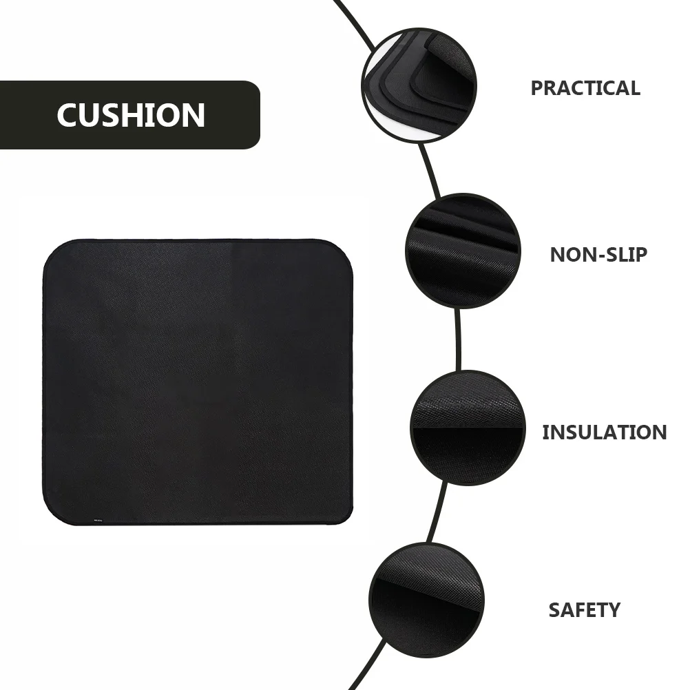 

2pcs Fireproof Mat Heat-Resistant Outdoor Barbecue Placemats Non-Slip Insulation Pad For Camping Party Wedding Christmas Bbq