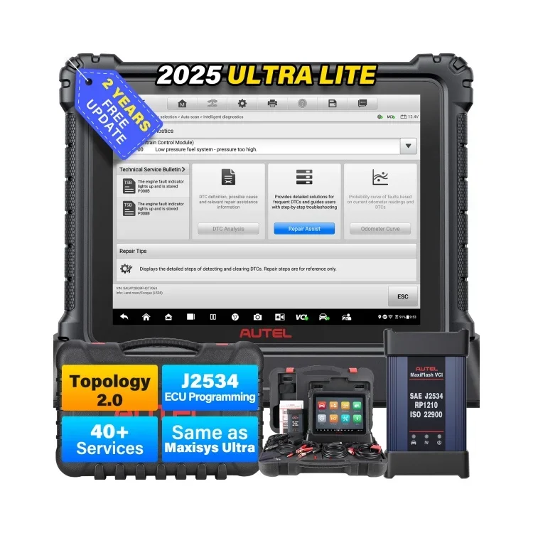 Autel MaxiCom Ultra Lite Scanner Upgrade Of MS919 Elite II Pro MS909 908 As MaxiSys Ultra Programming Coding