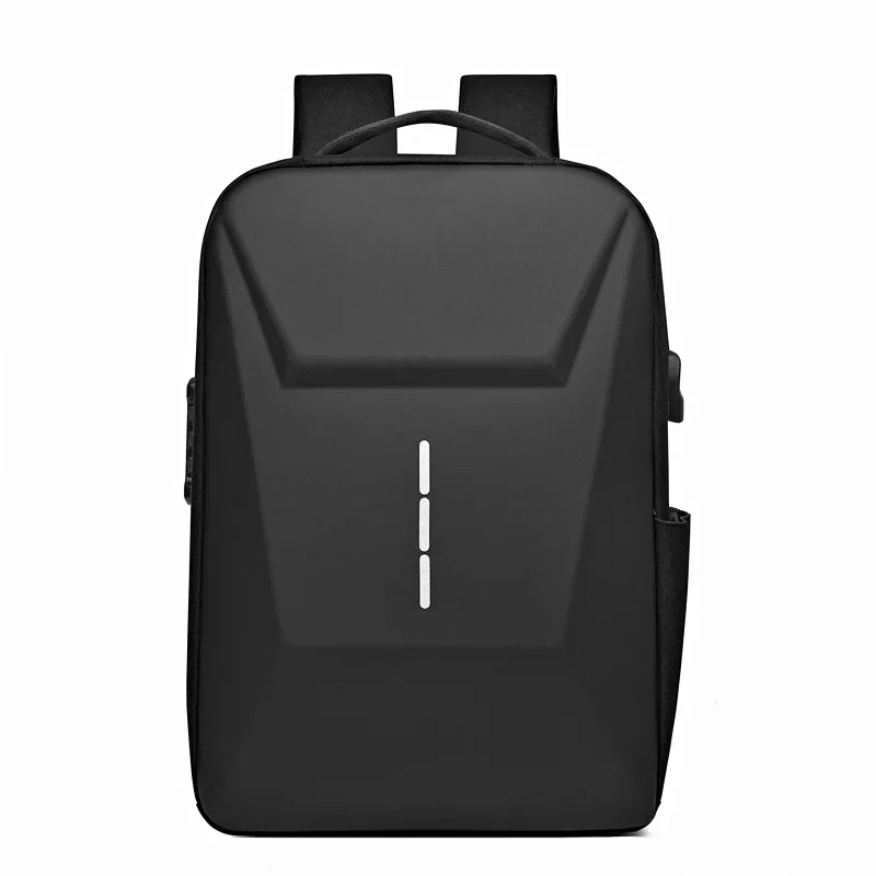 New men\'s business backpack Fashion casual hard-shell USB laptop bag Lightweight travel large capacity commuter backpack