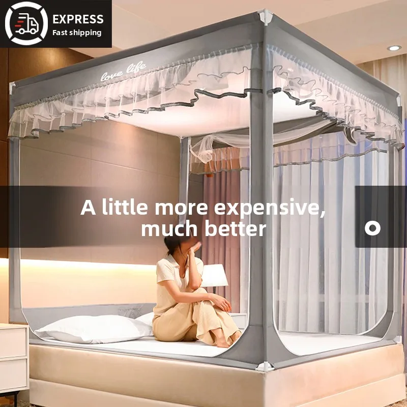 

Новая премиальная москитная сетка 2024 года для дома, в форме монгольской юрты, не требует установки, утолщенная, с защитой от падения, безопасная для детей