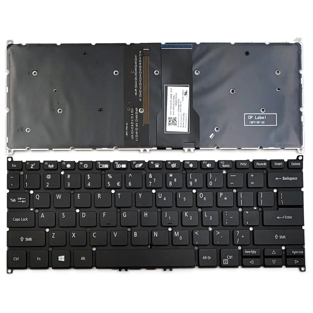 New For Acer Spin 5 SP513-52NP SP513-53N SP513-53N-5373 SP513-53N-53SH SP513-53N-56CR Laptop Keyboard US Backlit