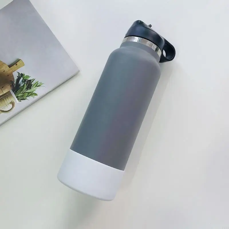 F19B Anti-scalding Silicone Boot for Water Bottle Protective Anti-Slip Bottom Sleeve