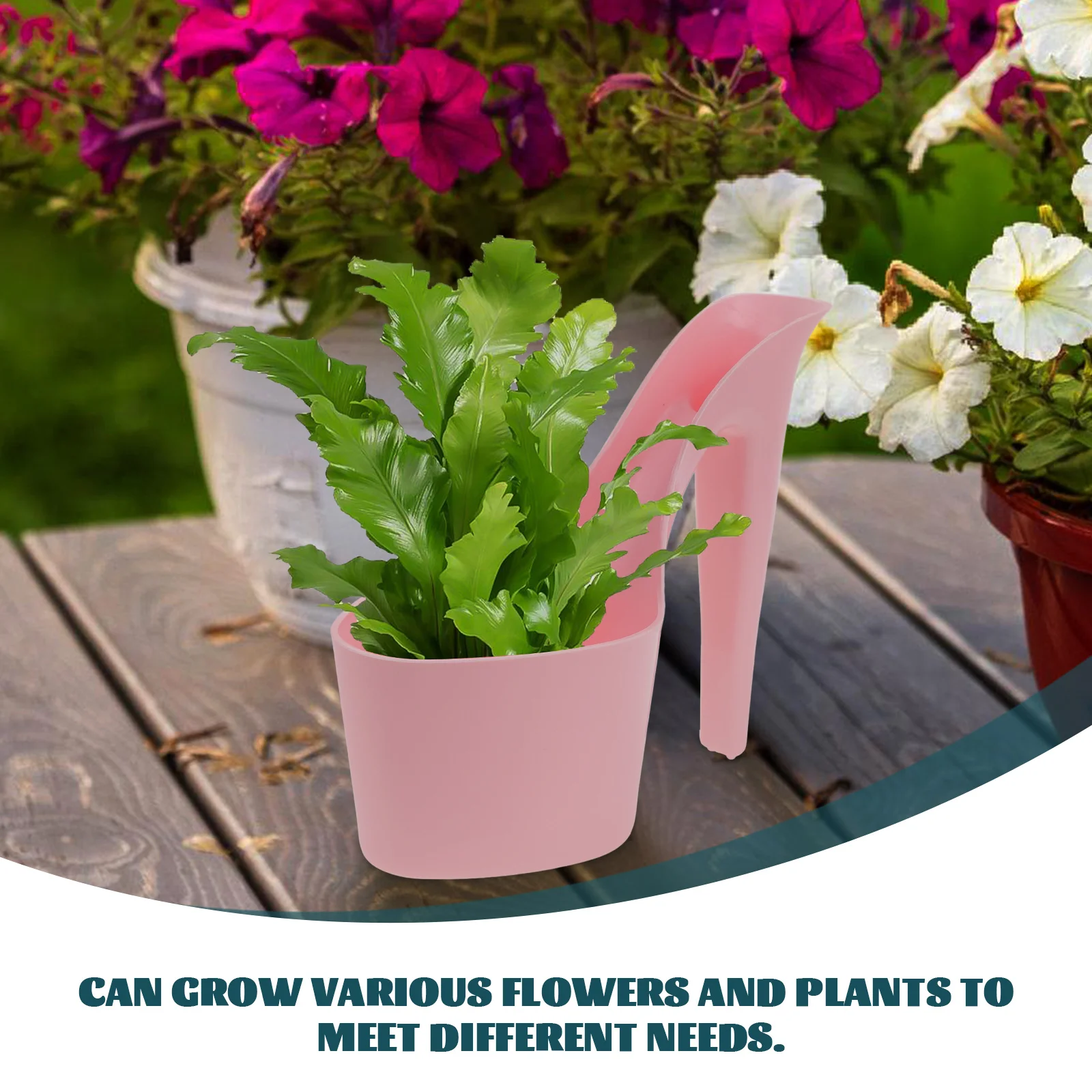 

2Pcs High Heel Inspired Flower Pots All Weather Resistant Planters for Housewarming Gift Christmas Decor Small Succulent Plant