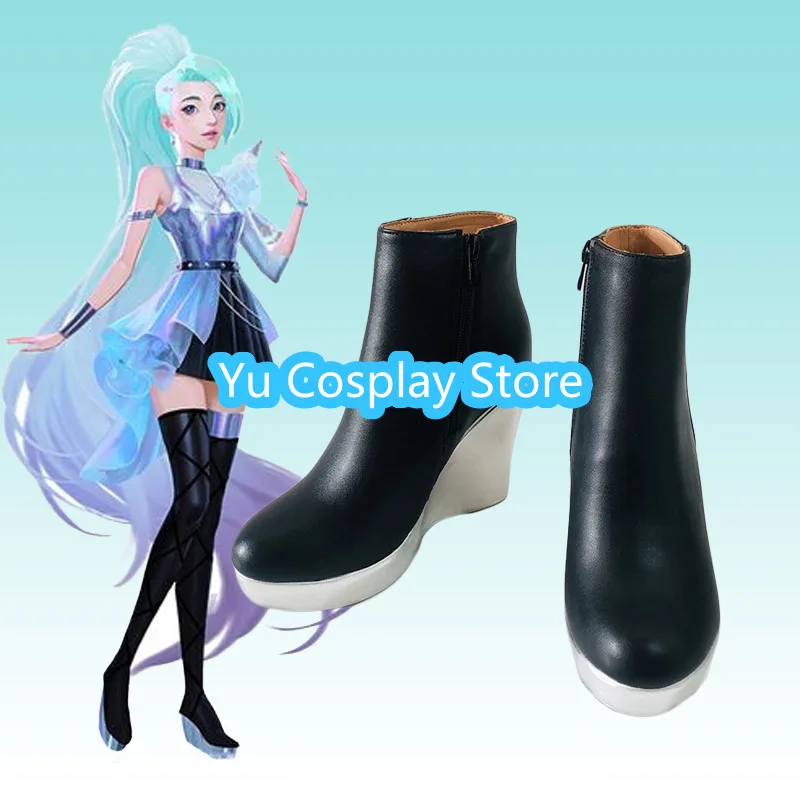 Sklep z cosplayami Yu: Seraphine KDA Cosplay, Nowy Świat, Anime, Personalizacja Postaci, Karnawał, Halloween, Buty do występów