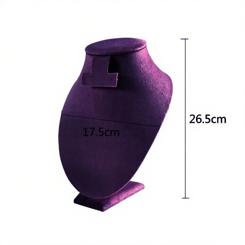 High-End Purple Velvet Jewelry Display Stand for Store Home,Multi-Functional with Soft Lining,Earrings,Rings,Necklaces,Bracelets image 3