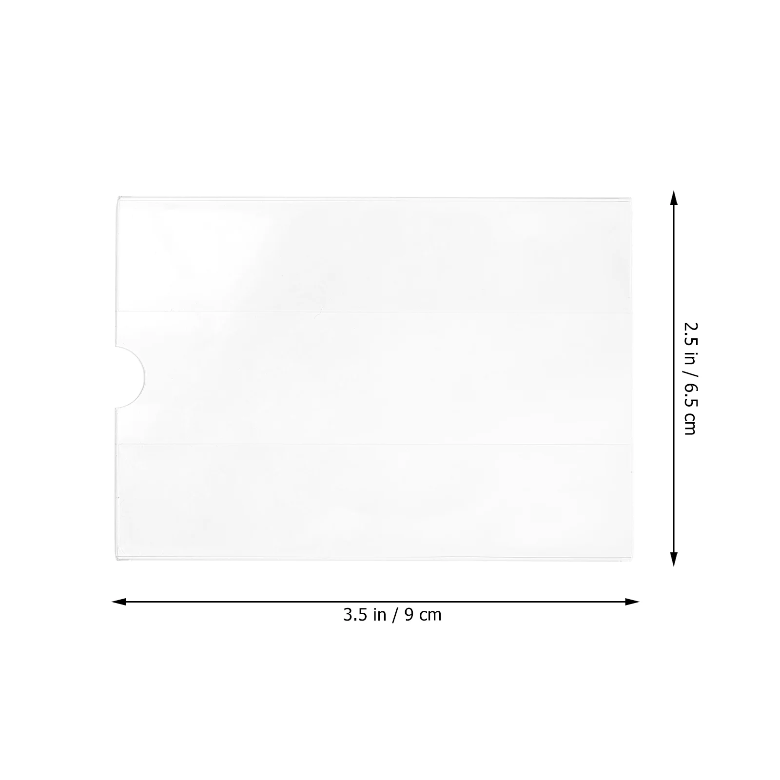 30 Pcs Price Tag Acrylic Label Holder Clear Transparent Supermarket Retail Goods Shelf Wall Mount Display