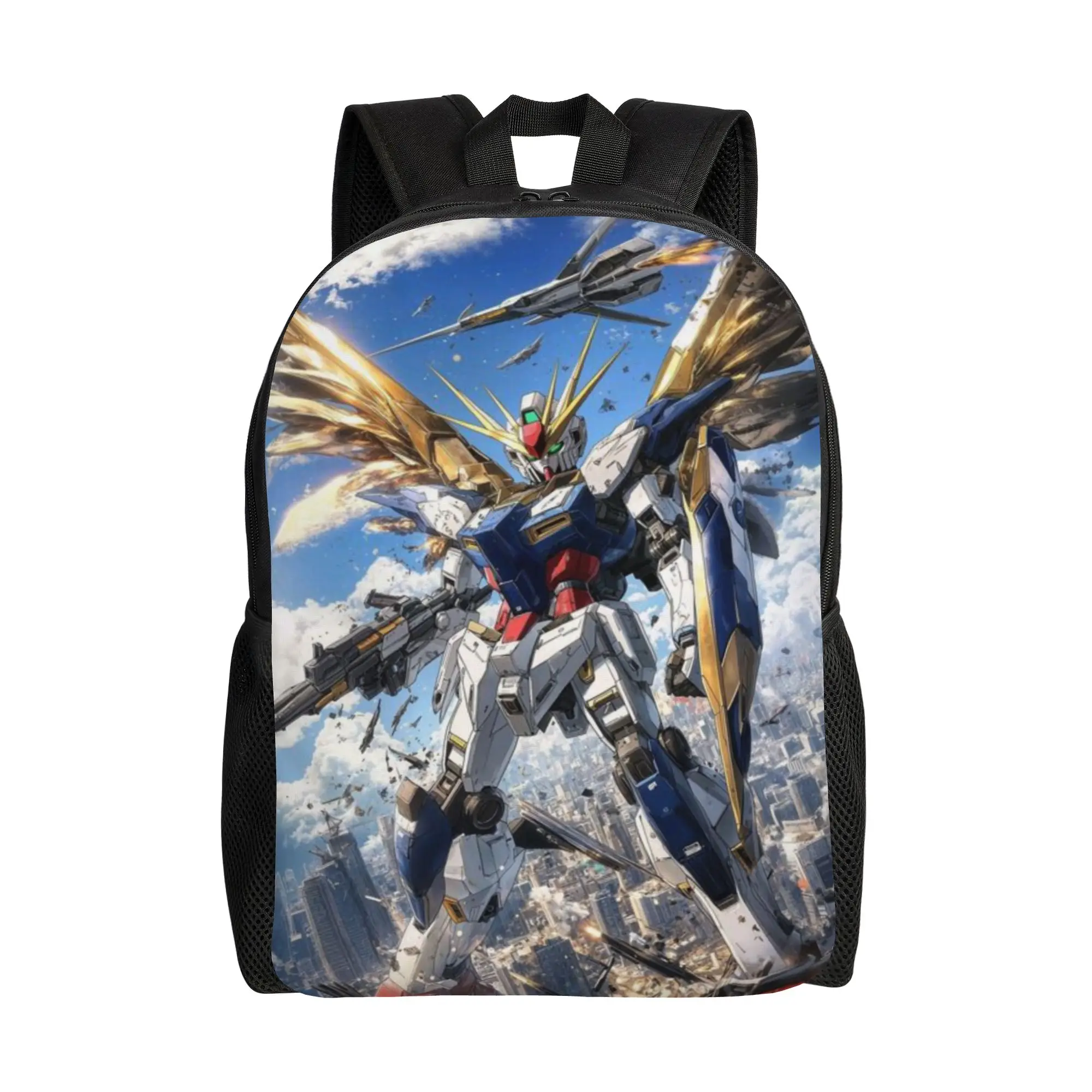 Gundam Handbag Back to school season Robot Movies (22)  Snack Storage Backpack