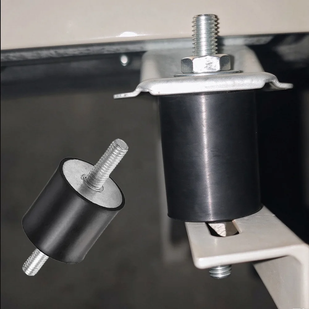 1Pc M3 M4 M5 M6 M8 M10 M12 M16 M20 Male Thread Rubber Shock Absorber Crash Pad VV-Type Damper Anti Vibration Isolation Mount