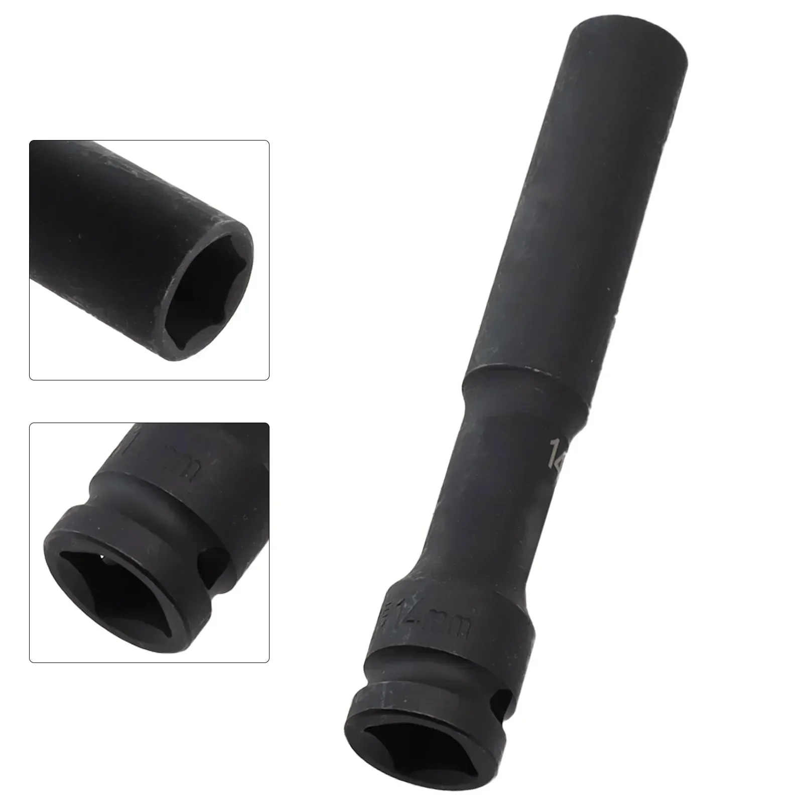 Chave elétrica de impacto hex meia chave soquete hex 8-24mm adaptador conversor soquete cabeça padrão 1/2 polegada conjunto