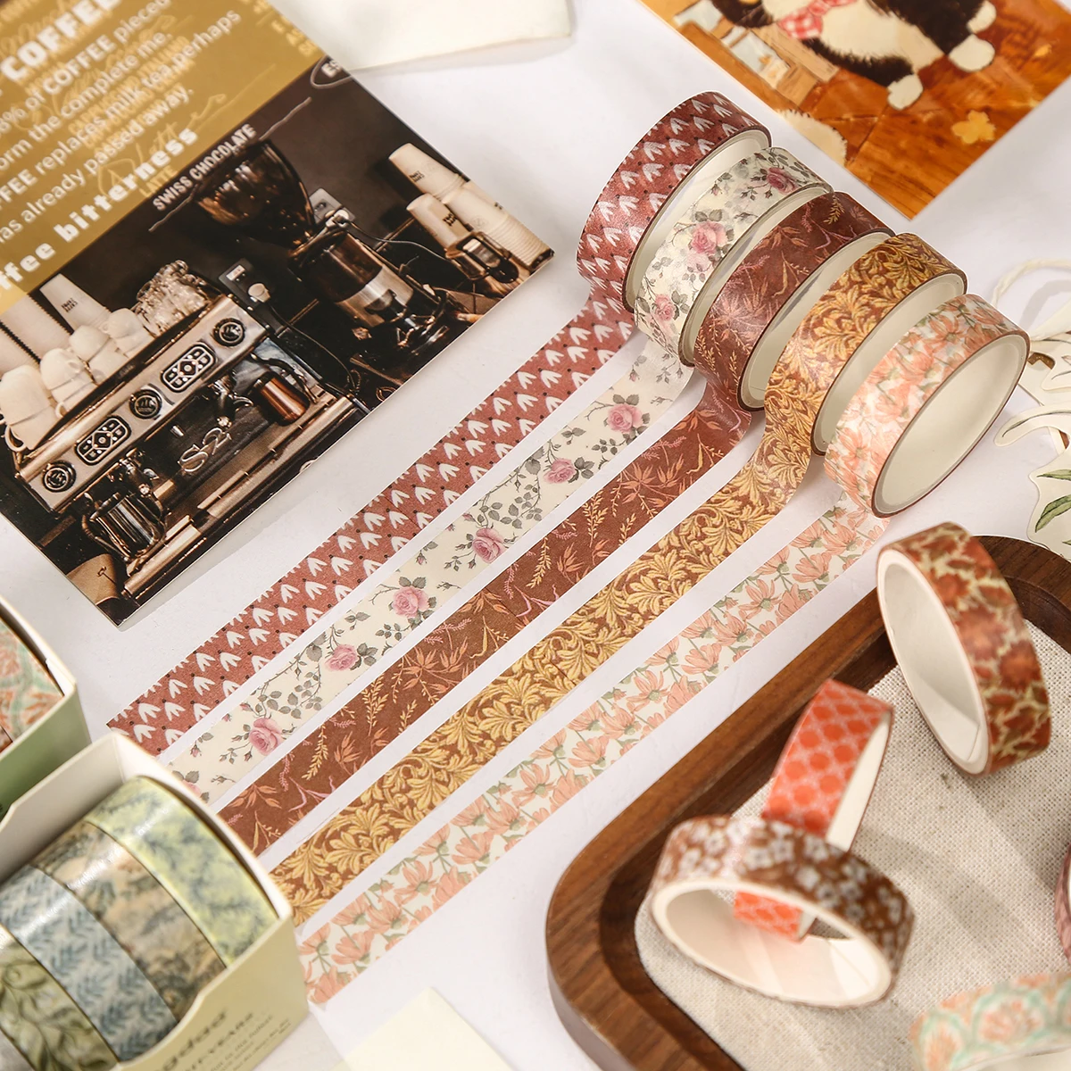 Zestaw 5 rolek kolorowej, cien – Masking Tape Thin recenzja i cena