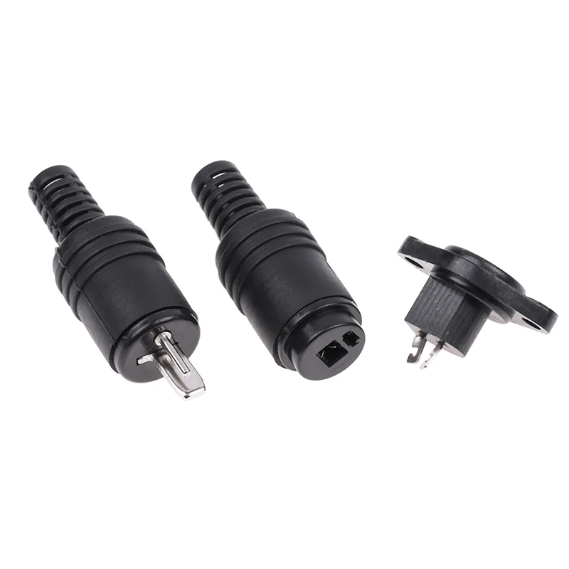 1Pcs 2 Pin DIN Speaker Wire Plug 2P Hifi Loudspeaker Cable Solder Connector Male Female Socket