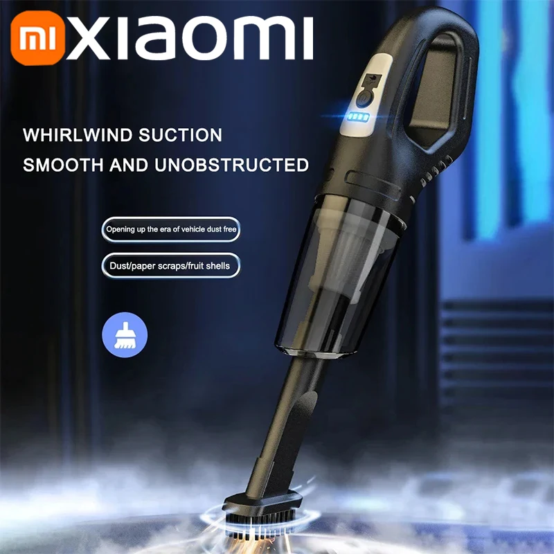 Xiaomi Car Vacuum Cleaner 120W High Power USB Charge Handheld Cordless Vacuum Cleaner Strong Suction Car Home 69980000pa