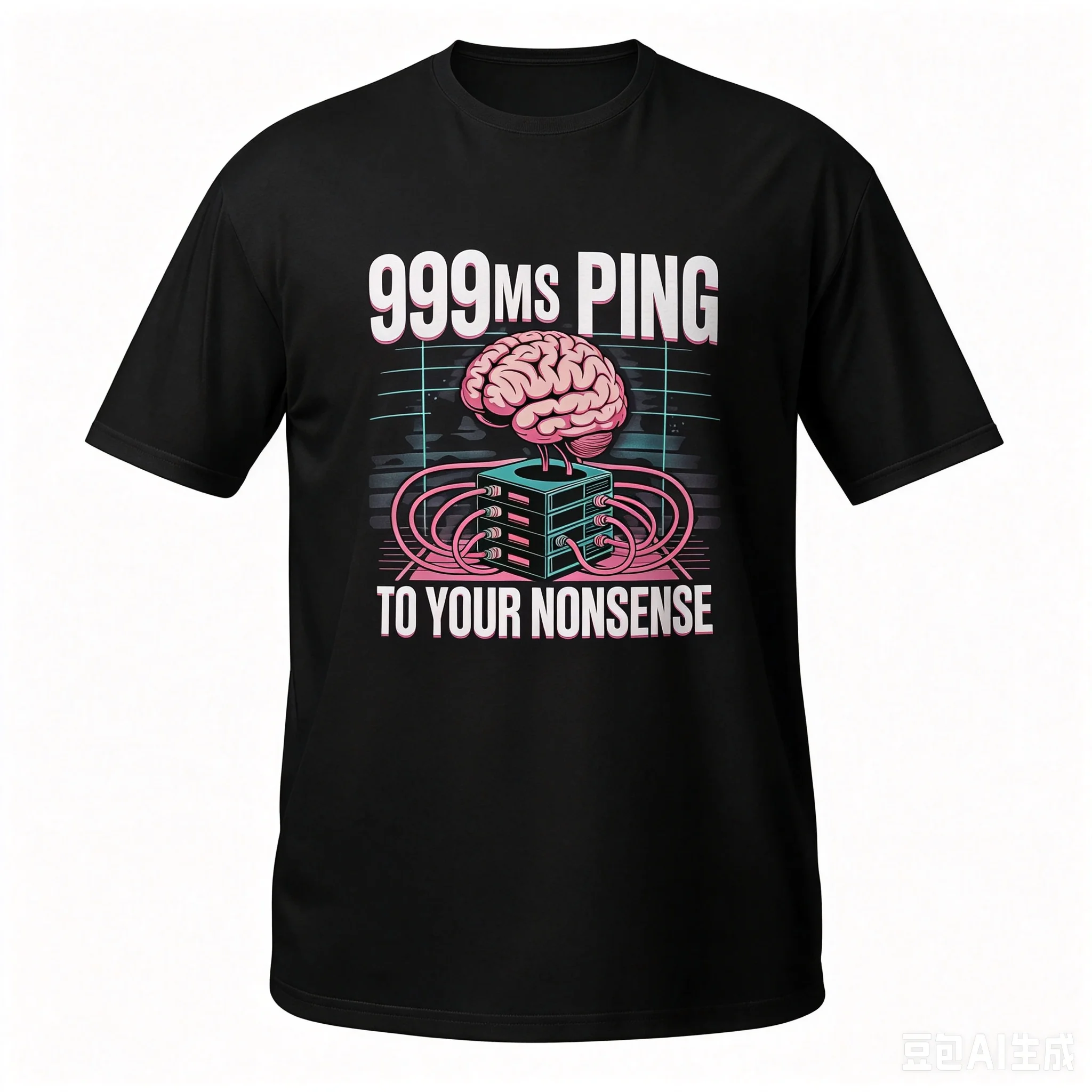 999ms Ping Gamer T-shirt – Funny High Latency Gaming Shirt 2026 Summer New Men Women Fashion Cotton Oversized T-shirt Street Y2K