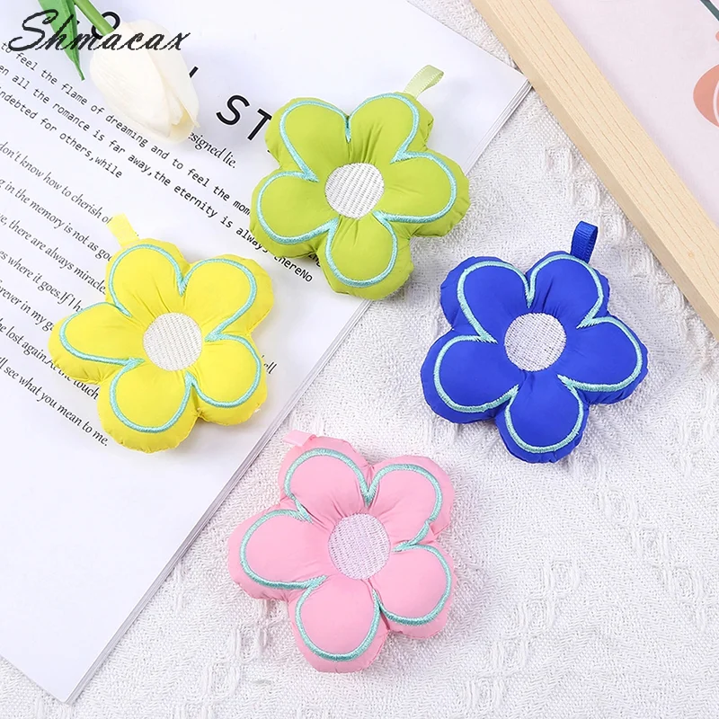 Sakura Fabric Flower Keychain Cute Lanyard Bag Car Key Ring Pendant Hanging Accessories Kid Gift