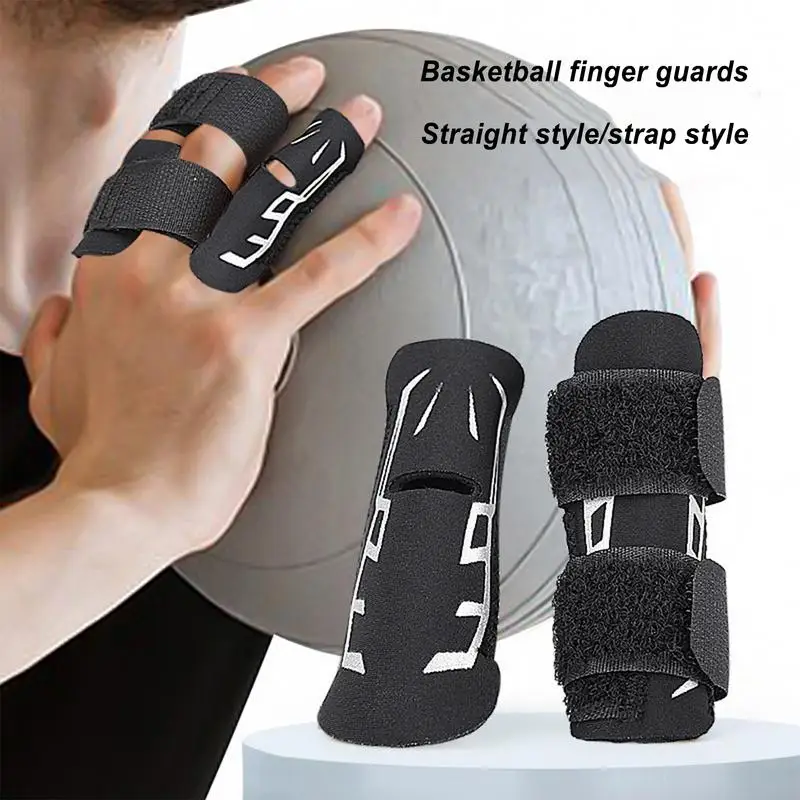 Finger Splint Adjustable Finger Support Brace Sleeve Protector Basketball Volleyball Finger Joint Protector Sports Finger Guard