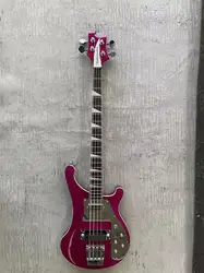 New！Rickenbacker bass 4003 in stock . Purple, lattice binding, mahogany body,have logo，free shipping