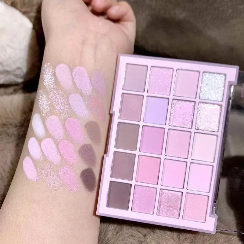 Paleta de sombras de ojos de 20 colores, maquillaje mate, brillo, sombra de ojos nacarada, paletas de sombra acrílicas impermeables, cosméticos, 2024