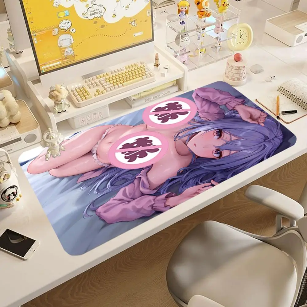لوحة الماوس عارية أنيمي فتاة مثير لوحة الماوس هنتاي الكمبيوتر حصيرة Xxl Mousemat مع الثديين مانغا لوحة المفاتيح البساط اليابان ماوس السجاد