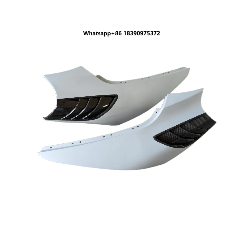 For 720S Coupe Dry Carbon Fiber R-style Ventilated Cooling Front Mudguard Body Kit