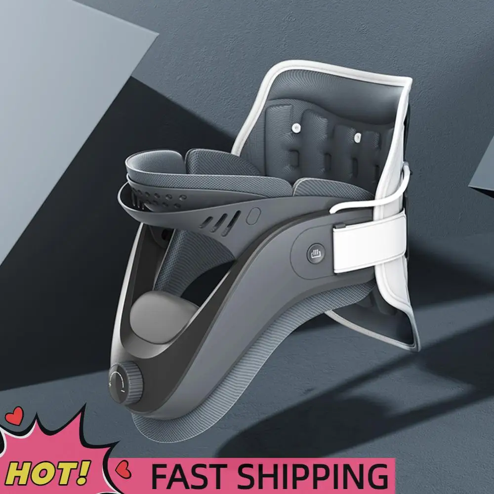 

Cervical Neck Traction Device Adjustable with Airbag Support Gifts for Men/Women/Dad/Mom/Him/Her for Cervical Spine Alignment