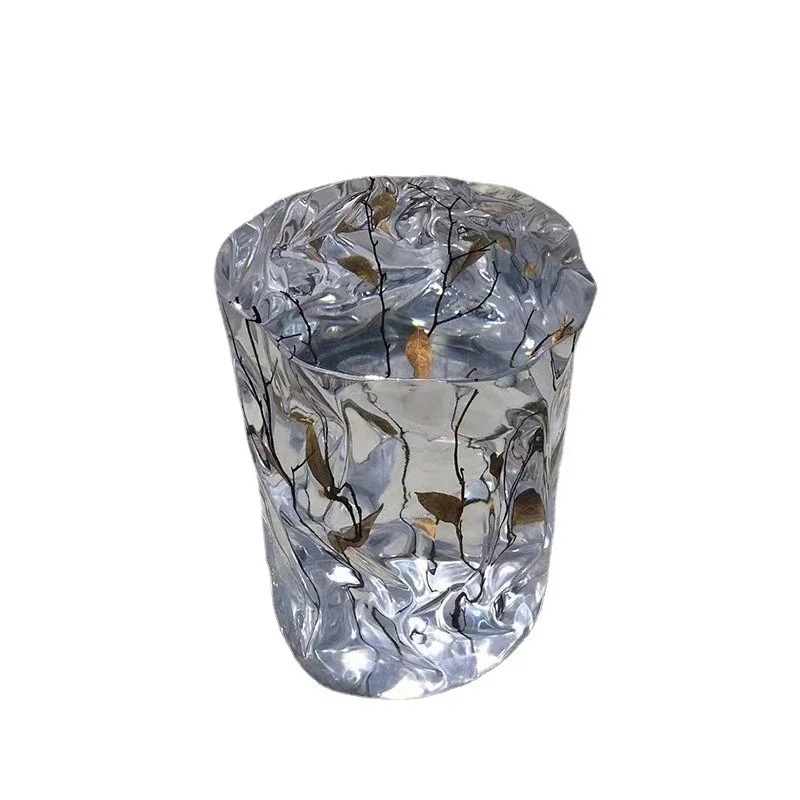 

Transparent crystal epoxy resin pier stool sculpture ornament edge acrylic business building senior chair