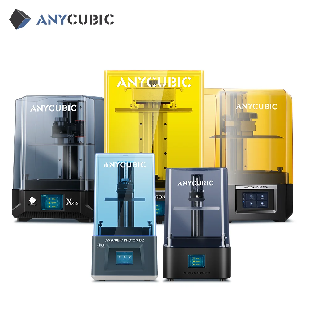 Российский ANYCUBIC UV Смола LCD 3D принтер Photon Mono 2, Mono X 6Ks,M3 Max,12K Mono M5s 14K Mono M5s Pro DLP Printer Photon D2