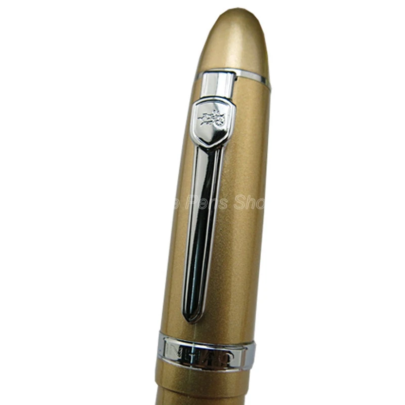 

Jinhao 159 Metal Big Size Barrel RollerBall Pen Silver Trim Refillable Professional Office School Home Stationery Writing Pen