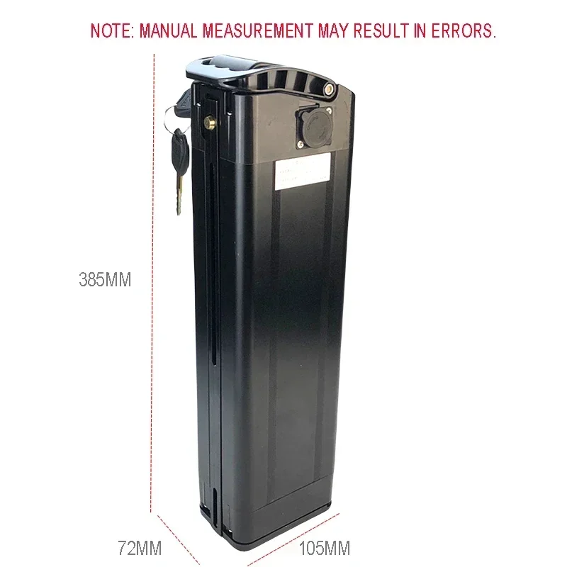 

k 48V 30Ah Silver Fish Battery E Bicycle Lithium Battery for 250W 350W 500W 750W 1000W bafang/tongsheng Motor.