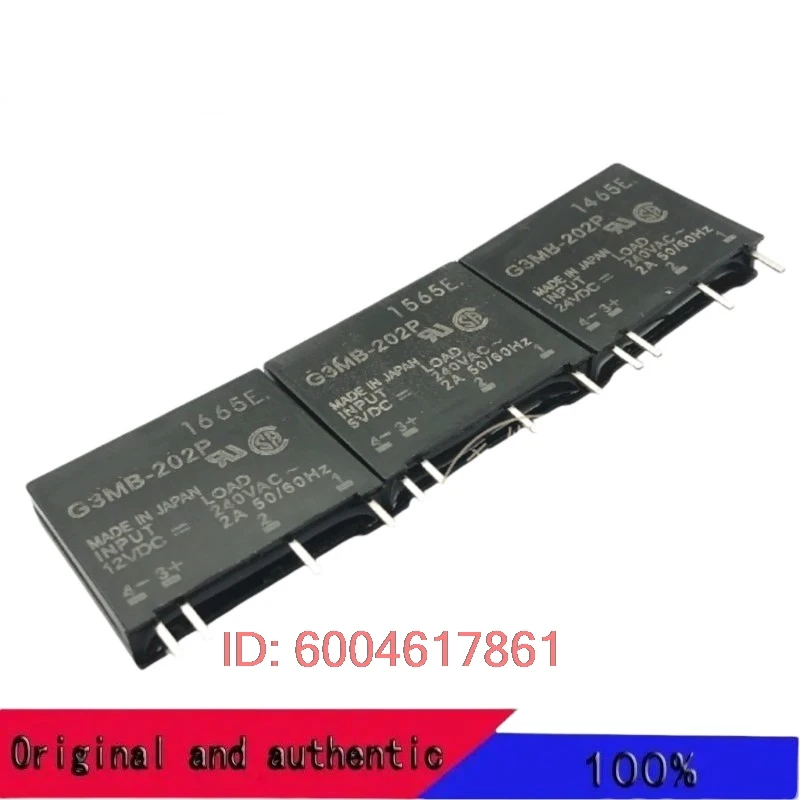 10pcs New original solid state relay G3MB-202P-5VDC G3MB-202P-12VDC G3MB-202P-24VDC PCB SSR In 5VDC,Out 240V AC 2A