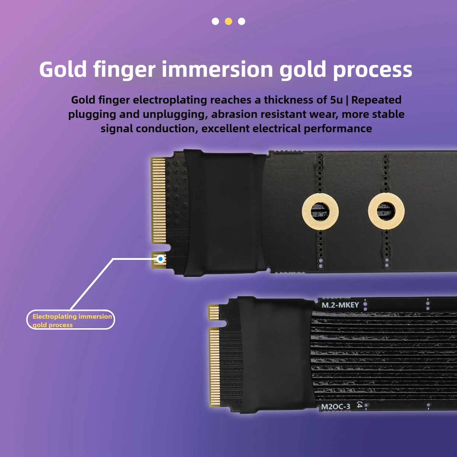 Pcie 4.0 x4 gen4 m.2 para oculink adaptador cabo de extensão banhado a prata pequeno host para placa gráfica externa embutida doca egpu