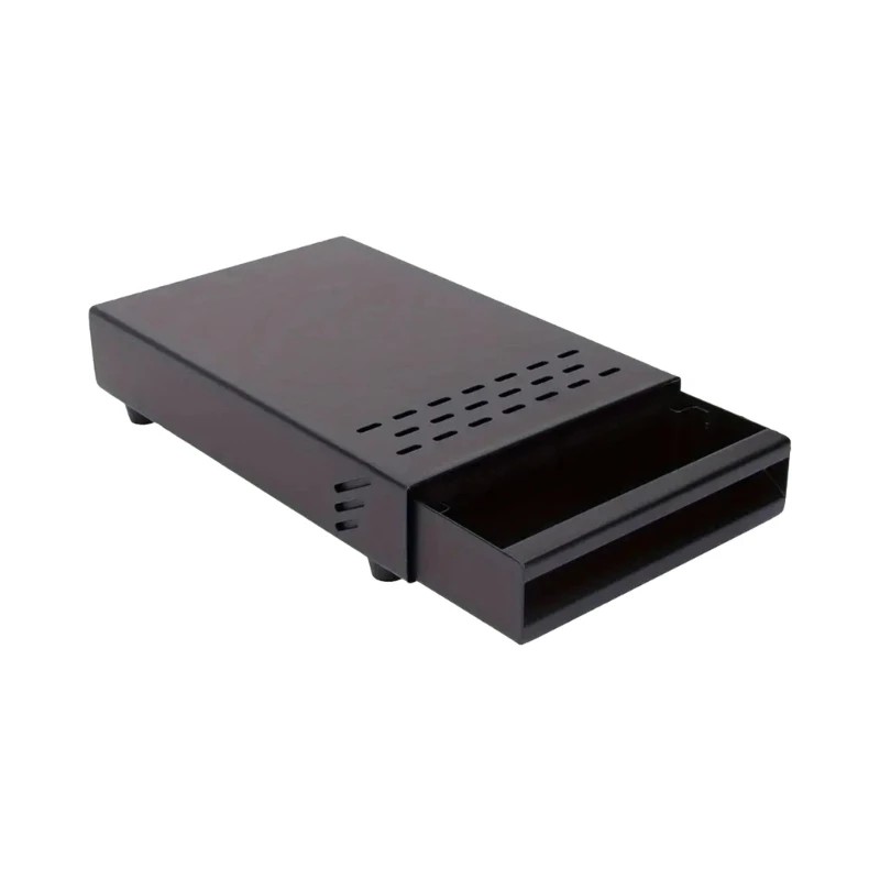 Stainless Steels Coffee Grounds Box Drawer Type Knocks Case Coffee Residues Powder Box Coffee Ground Container Enduring