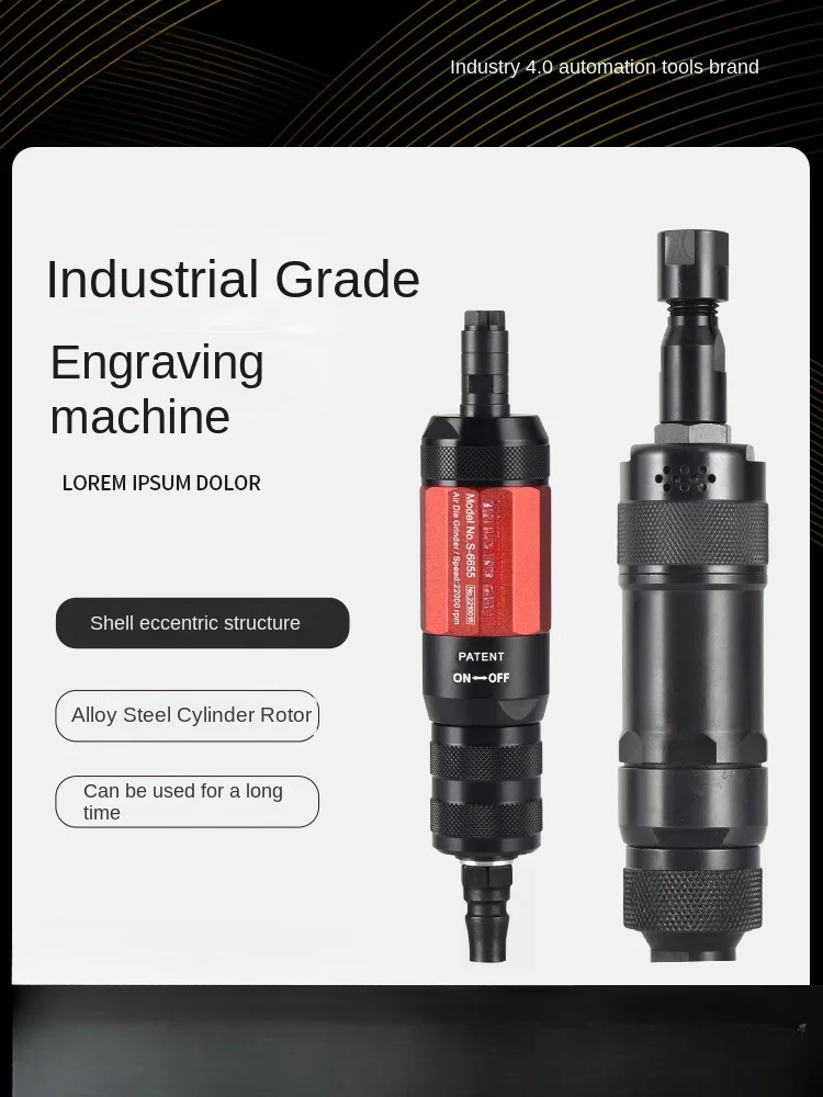 

Pneumatic Grinder Industrial Grade Handheld Polishing Engraving Mill Tire Repair Direct Grinding Air Grinding Pneumatic Tools