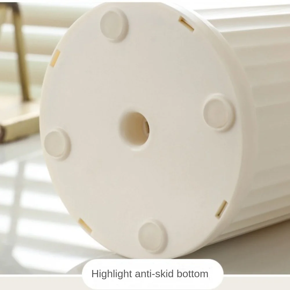 กล่องเก็บเครื่องสำอางพร้อมฝาปิด ป้องกันฝุ่น ยกแปรงแต่งหน้าอัตโนมัติ ความจุขนาดใหญ่ วัสดุพลาสติก สำหรับจัดระเบียบอุปกรณ์แต่งหน้า