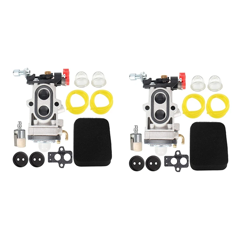 2X Carburetor Kit For Husqvarna 150BT 150BF 350BT 350BF 560BTS 560BFS 570BTS 570BFS 580BTS 580BFS 581155801 502845001