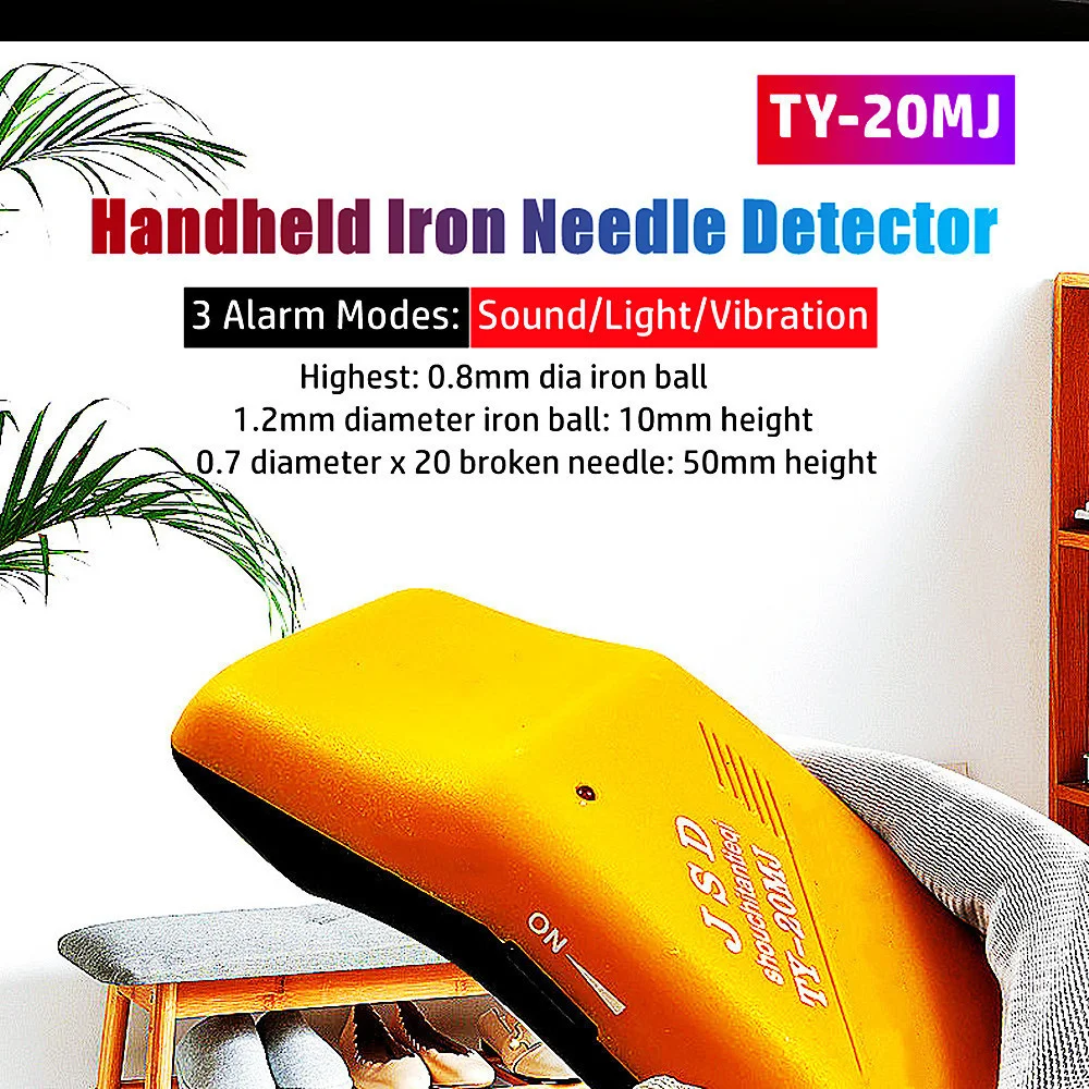 Handheld Quebrado Detector de Agulha Vestuário Tecido Tricô Metal Agulha Finder Ferro Objetos Pino Clipe de Papel Finder Ty20mj