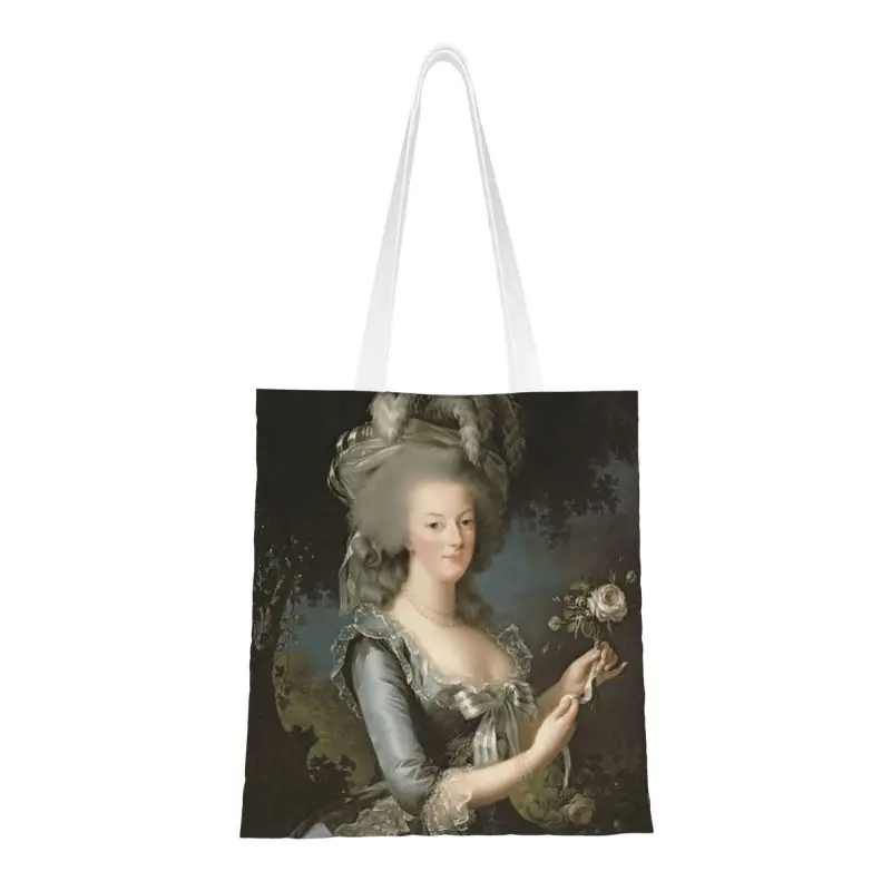 

Elisabeth Louise Vigee Antoinette Lebrun Groceries Shopping Bags Fashion Printed Canvas Shopper Shoulder Tote Bag Handbag