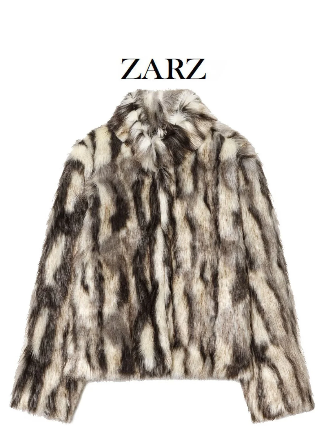 

Sli пальто с эффектом искусственного меха, верхняя одежда, новая женская мода, средней длины, свободная посадка, зимнее пальто из полиэстера