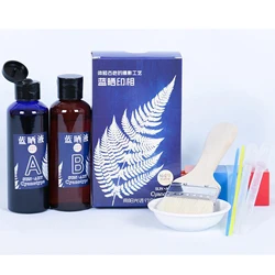 Jacquard Cyanotype Set Potassium Ferricyanide Cyanotype Printing Diy Handmade Cyanotype Fabric Printmaking Starter Kit