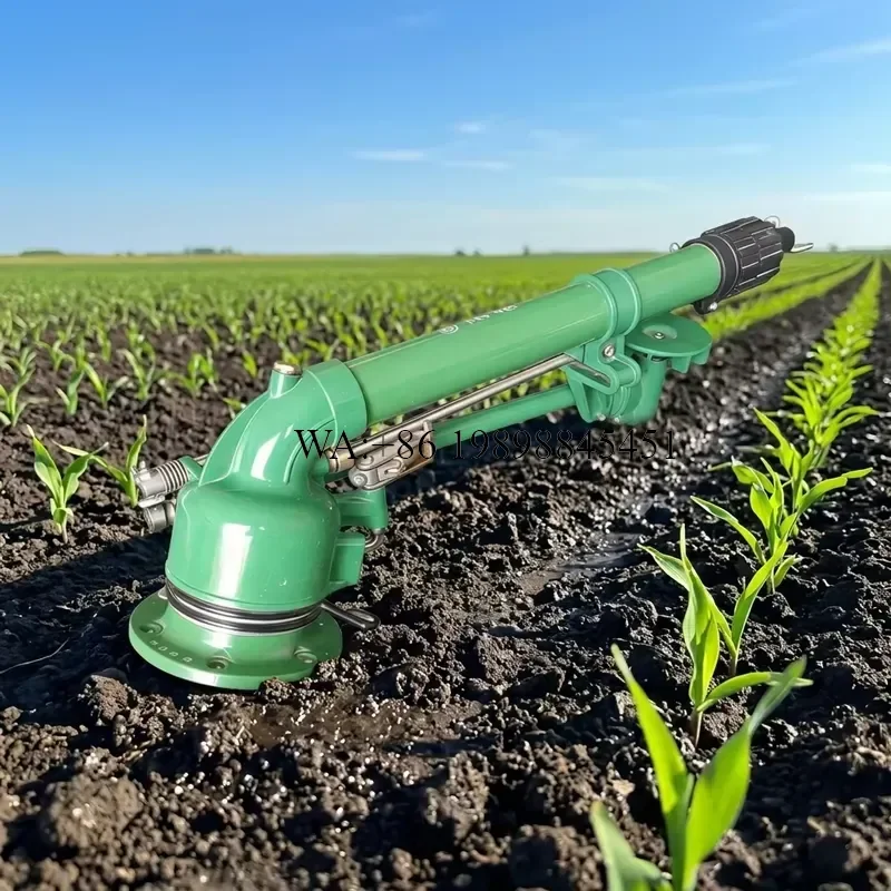 WMWMNU Agricultural Irrigation System Rain Sprinkler 0-48 Adjustable Stainless Steel 16-22mm Jet Nozzles 26-96m Spray
