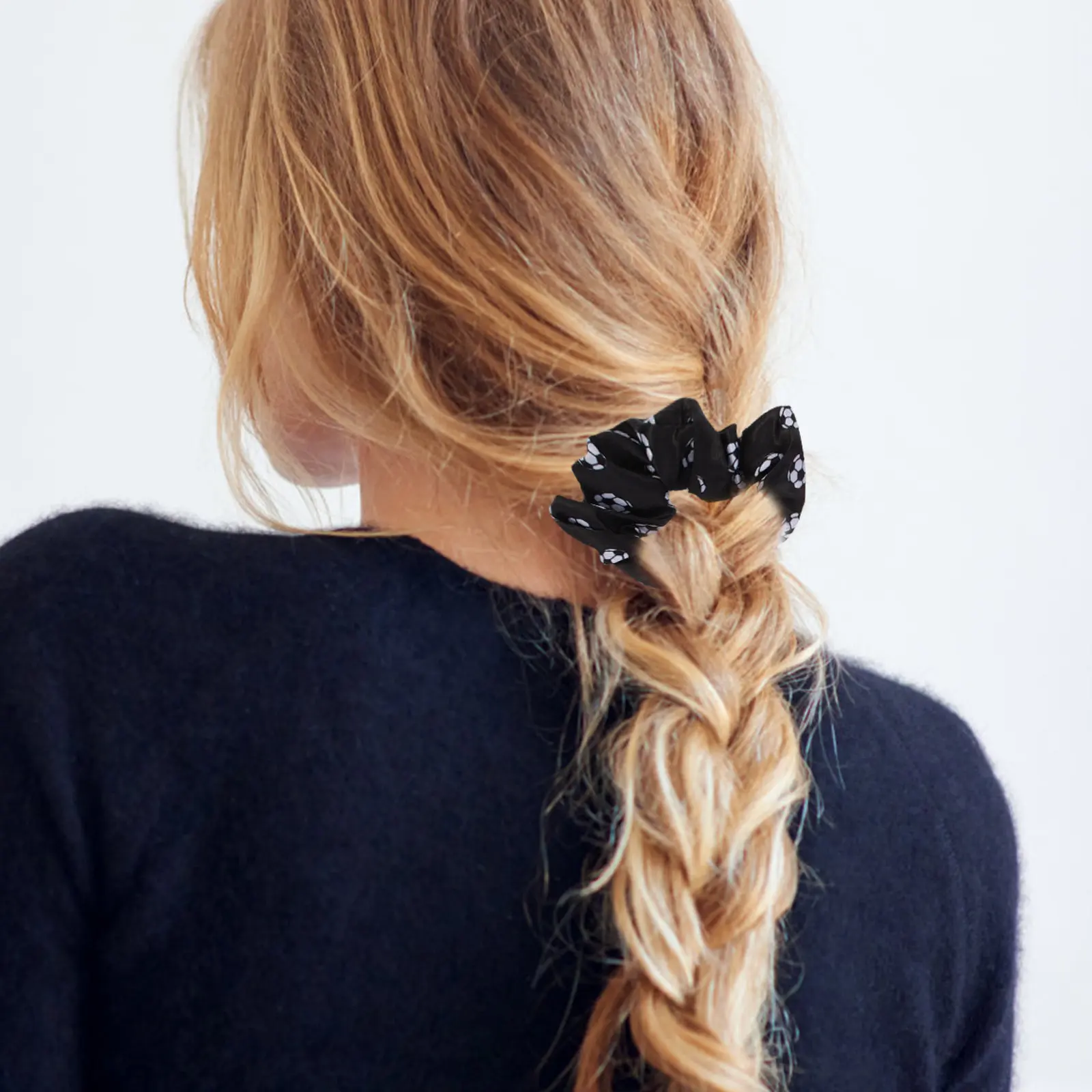 8Pcs Hair Ropes Elastic Hair Ties Printed Scrunchies Comfortable Ponytail Holders Bright Colors Printing Scrunchies